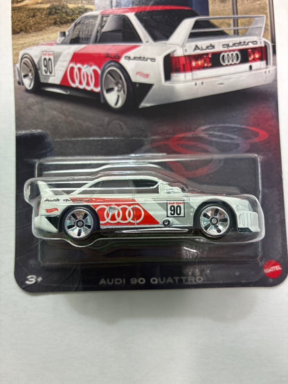 Hot Wheels 1/64 Silver Series Audi 90 Quattro White - JKY15
