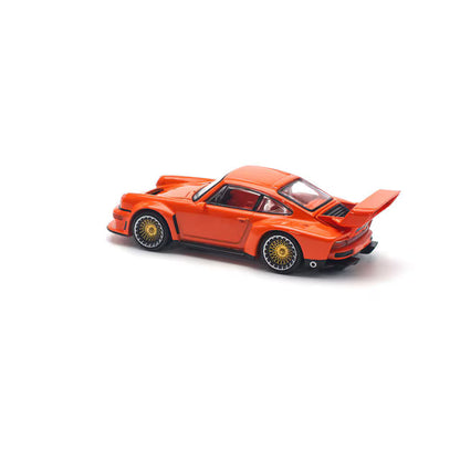 Pop Race 1/64 Porsche Singer DLS Turbo Study Orange - PR64-0131