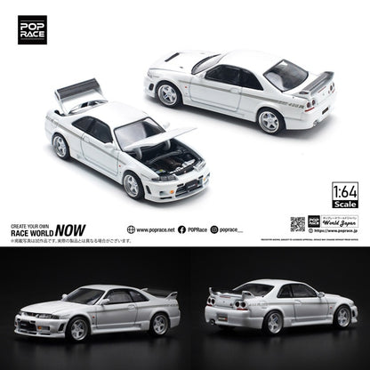 Pop Race 1/64 Nissan GTR Nismo 400R White