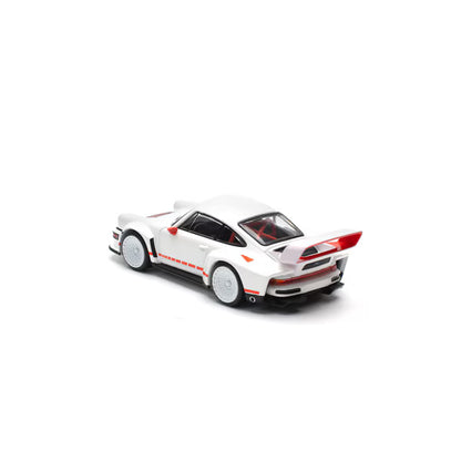 Pop Race 1/64 Porsche Singer DLS Turbo White - Pr64-0226