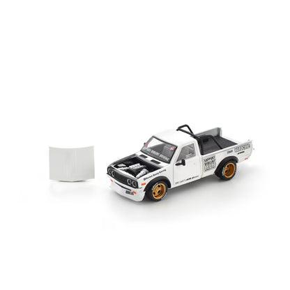 Pop Race 1/64 Pandem Datsun 620 White - PR64-0350