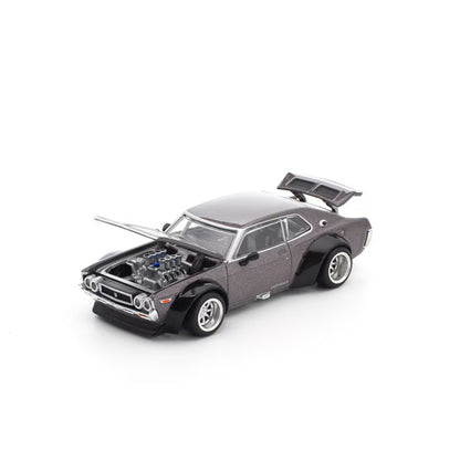 Pop Race 1/64 Laurel C130 Metallic Grey - PR64-0304