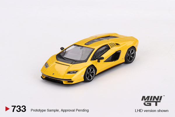 Mini GT 1/64 Lamborghini Countach LPI 800-4 New Giallo Orion Yellow