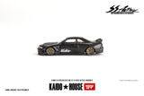 Mini GT Kaido House 1/64 Nissan skyline GT-R (R33) Active Carbon R V1 Black