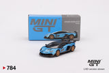 Mini GT 1/64 Lamborghini Aventador SVJ 63 Blu Aegir