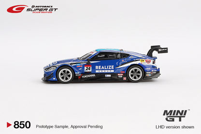 Mini GT 1/64 Autobacs Super Gt Nissan Z GT500 #24 "REALIZE CORPORTATION ADVAN Z" KONDO RACING 2023 SUPER GT SERIES Blue