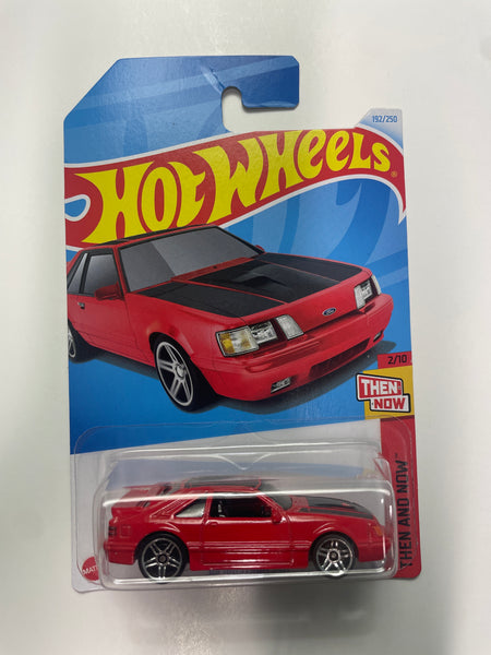 Hot Wheels 1/64 ‘84 Ford Mustang SVO Red - Damaged Card
