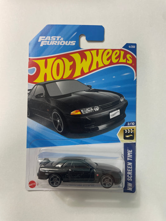 Hot Wheels 1/64 Fast and Furious Nissan Skyline GT-R (BNR32) Black - Damaged Box