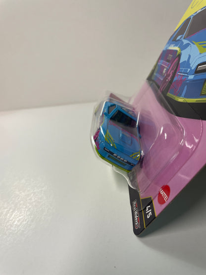 Hot Wheels 1/64 Car Culture Silhouettes Mazda RX7 FC Pandem Blue