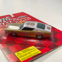 Racing Champions 1/64 James Hylton 1969 Ford Gold & White - Damaged Card