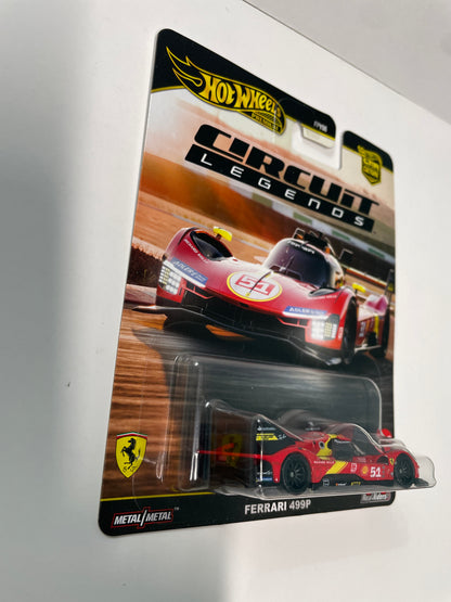 Hot Wheels 1/64 Car Culture Circuit Legends Ferrari 499P Red - JBK49