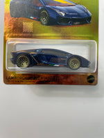 Hot Wheels 1/64 NFT Garage NFTH Lamborghini Aventador Coupe Blue