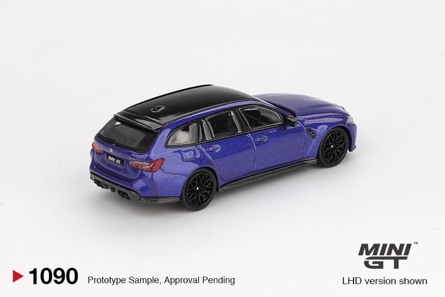Mini GT 1/64 BMW M3 Competition Touring Portimao Blue Metallic MGT01090