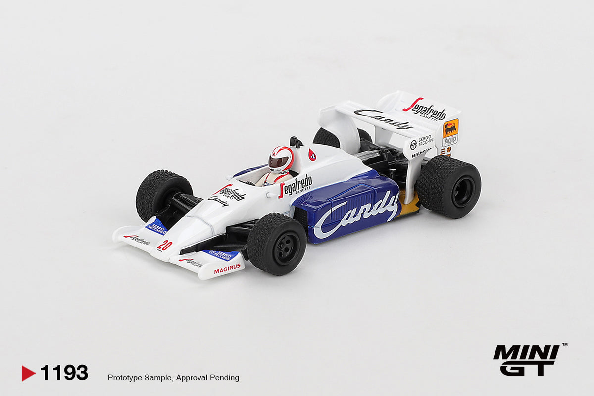 Mini GT 1/64 Toleman TG184 #20 1984 Monaco Grand Prix Johnny Cecotto - MGT01193