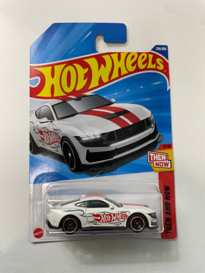 Hot Wheels 1/64 Ford Mustang Dark Horse White