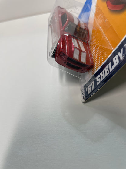 Hot Wheels 1/64 ‘67 Shelby GT-500 Red & White - Damaged Box