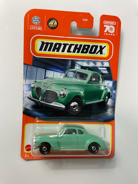 Matchbox 1/64 1941 Plymouth Coupe Green