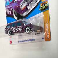 Hot Wheels 1/64 Datsun Bluebird Wagon (510) Purple