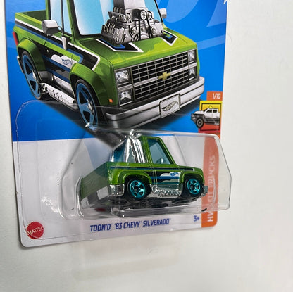 Hot Wheels 1/64 Toon’d ‘83 Chevy Silverado Green
