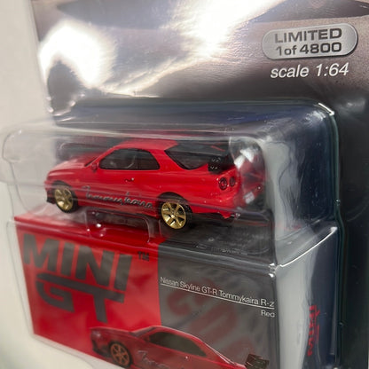 Mini GT 1/64 Nissan Skyline GT-R R34 Tommykaira R-z Red – Mijo Exclusives