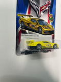 Hot Wheels 1/64 Convention Newsletter Exclusive Chevrolet Corvette C8.R w/ Sticker Yellow