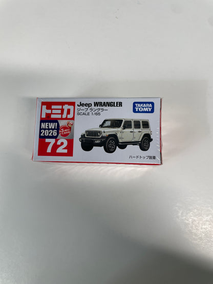 Tomica 1/65 #72 Jeep Wrangler White - 95038