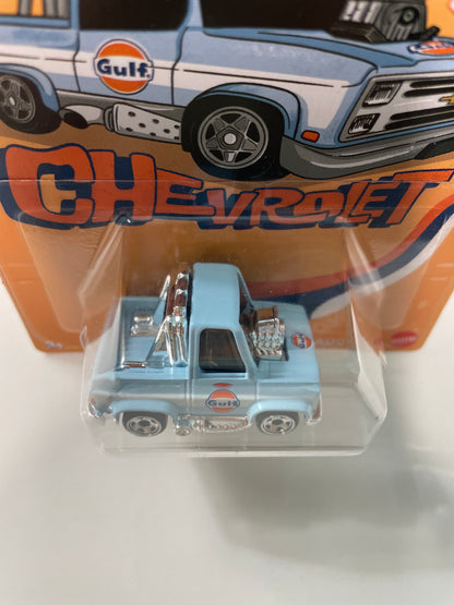 Hot Wheels 1/64 Noppo Gulf Racing Toon’d ‘83 Chevy Silverado Blue
