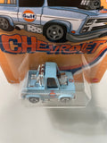 Hot Wheels 1/64 Noppo Gulf Racing Toon’d ‘83 Chevy Silverado Blue