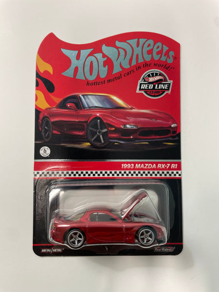 Hot Wheels 1/64 RLC 1993 Mazda RX-7 R1 Red