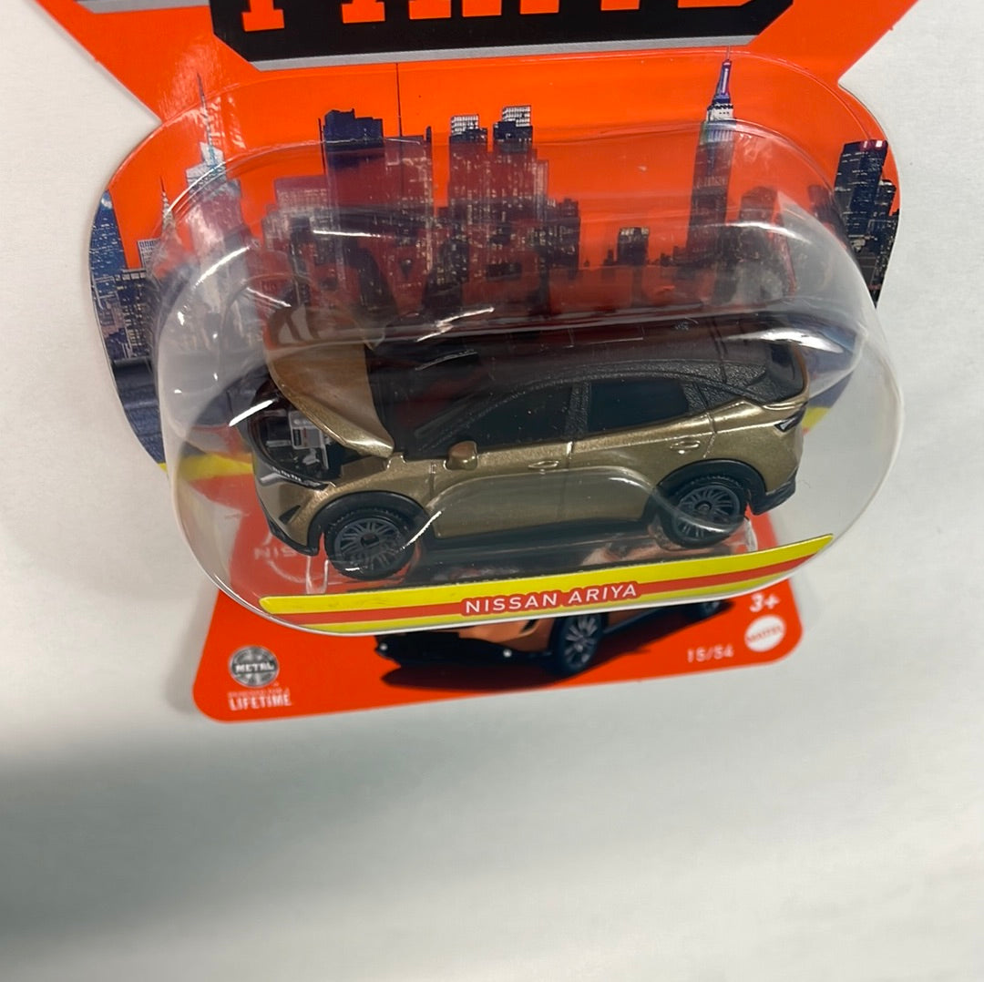 Matchbox 1/64 Moving Parts Nissan Ariya Brown – Flipn Diecast