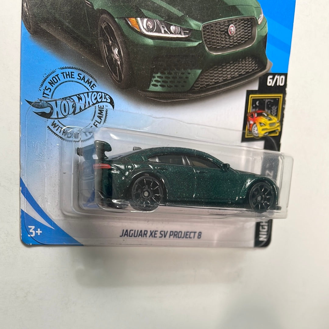Hot Wheels 1/64 Jaguar XE SV Project 8 Green