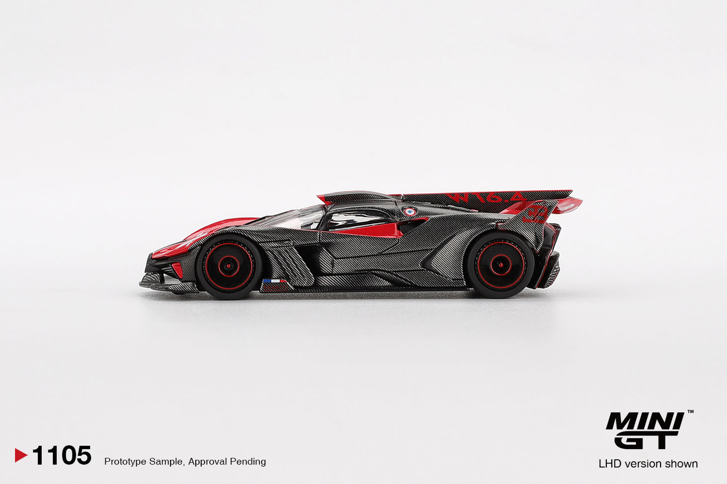 Mini GT 1/64 Bugatti Bolide Red - MGT01105