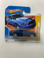 Hot Wheels 1/64 ‘10 Ford Shelby GT-500 Super Snake Short Card Blue - Damaged card