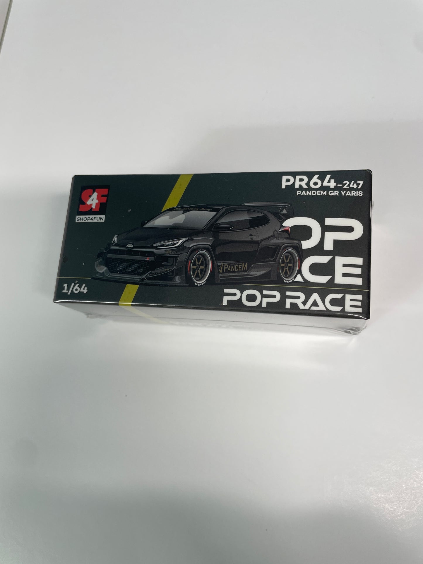 Pop Race 1/64 Philippine Manila Exclusive Pandem GR Toyota Yaris Black