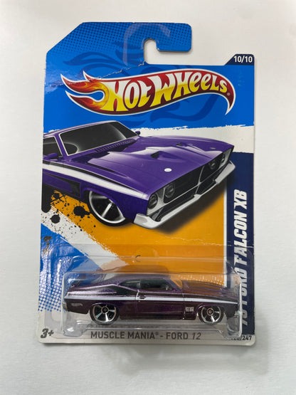 Hot Wheels 1/64 ‘73 Ford Falcon XB Purple - Damaged Box