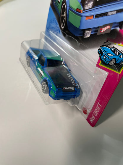Hot Wheels 1/64 Toyota AE86 Sprinter Trueno Falken Blue & Green