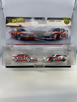 Hot Wheels 1/64 Car Culture Premium 2 Pack Nissan 240SX (S14) & Nissan Silvia (S15)