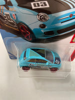 Hot Wheels 1/64 Fiat 500 #3 Blue