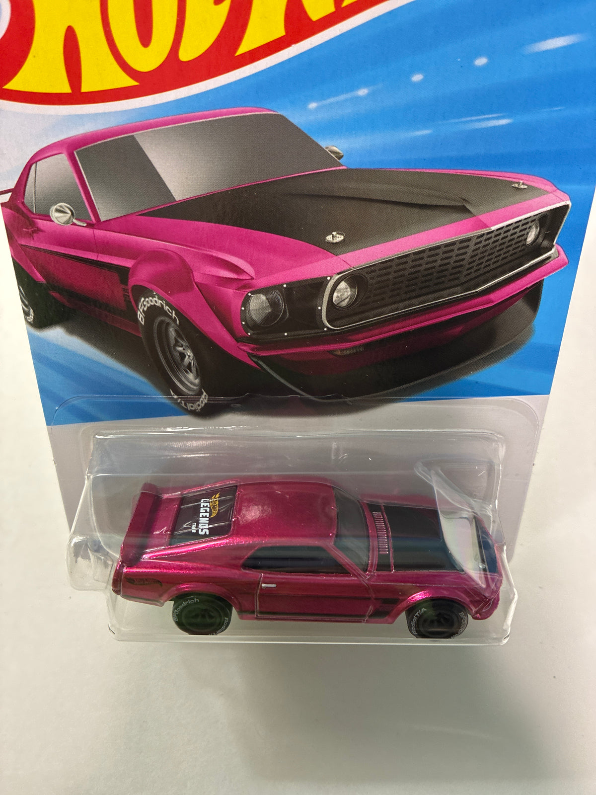 Hot Wheels 1/64 Legends Tour '69 Ford Mustang Boss 302 Pink