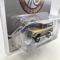 Greenlight 1/64 Hobby Exclusive Colorado 76 Gold Rush 1976 Ford Bronco White & Gold - Damaged Box