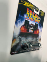 Hot Wheels 1/64 Pop Culture Back to The Future Time Machine Silver