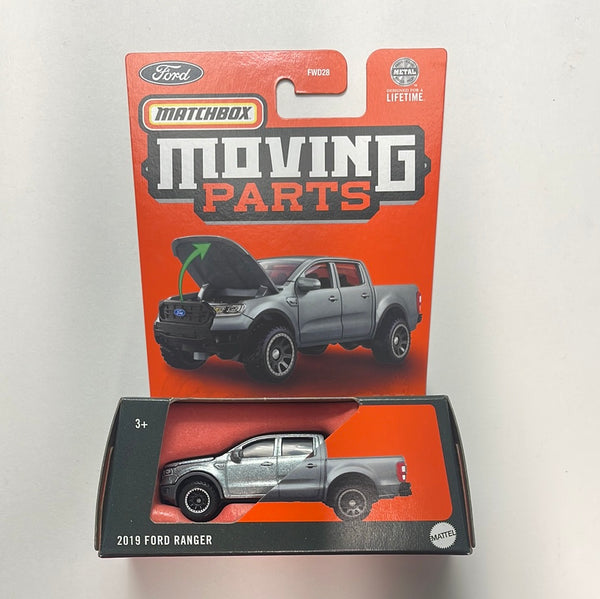 Matchbox 1/64 Moving Parts 2019 Ford Ranger Silver