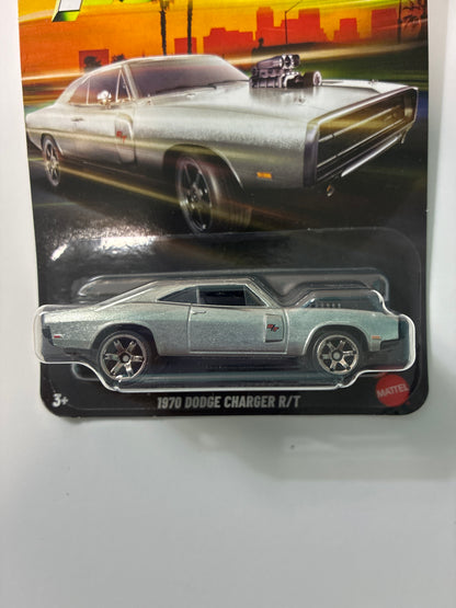 Hot Wheels 1/64 Silver Series Fast & Furious 1970 Dodge Charger R/T Metal - JKX21 - Damaged box
