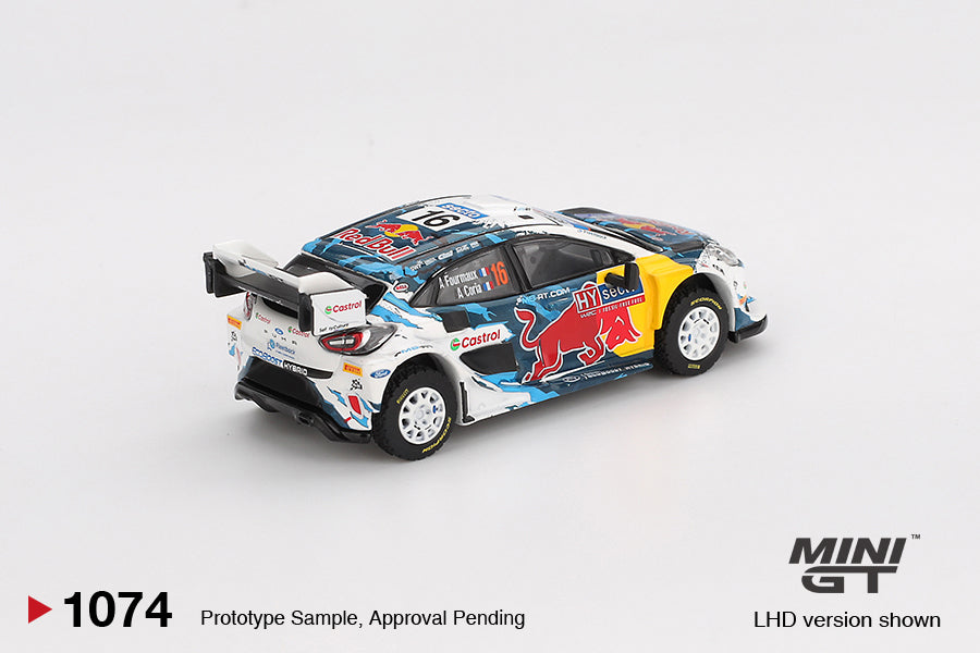 Mini GT 1/64 Ford Puma Rally1 #16 2024 Rally Finland 3rd Place M-Sport Ford WRT White - MGT01074