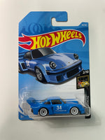 Hot Wheels 1/64 Porsche 934.5 Blue - Damaged Card