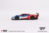 Mini GT 1/64 Ford GT LMGTE PRO 2019 24 Hrs of Le Mans Ford Chip Ganassi Team 4 Cars Set