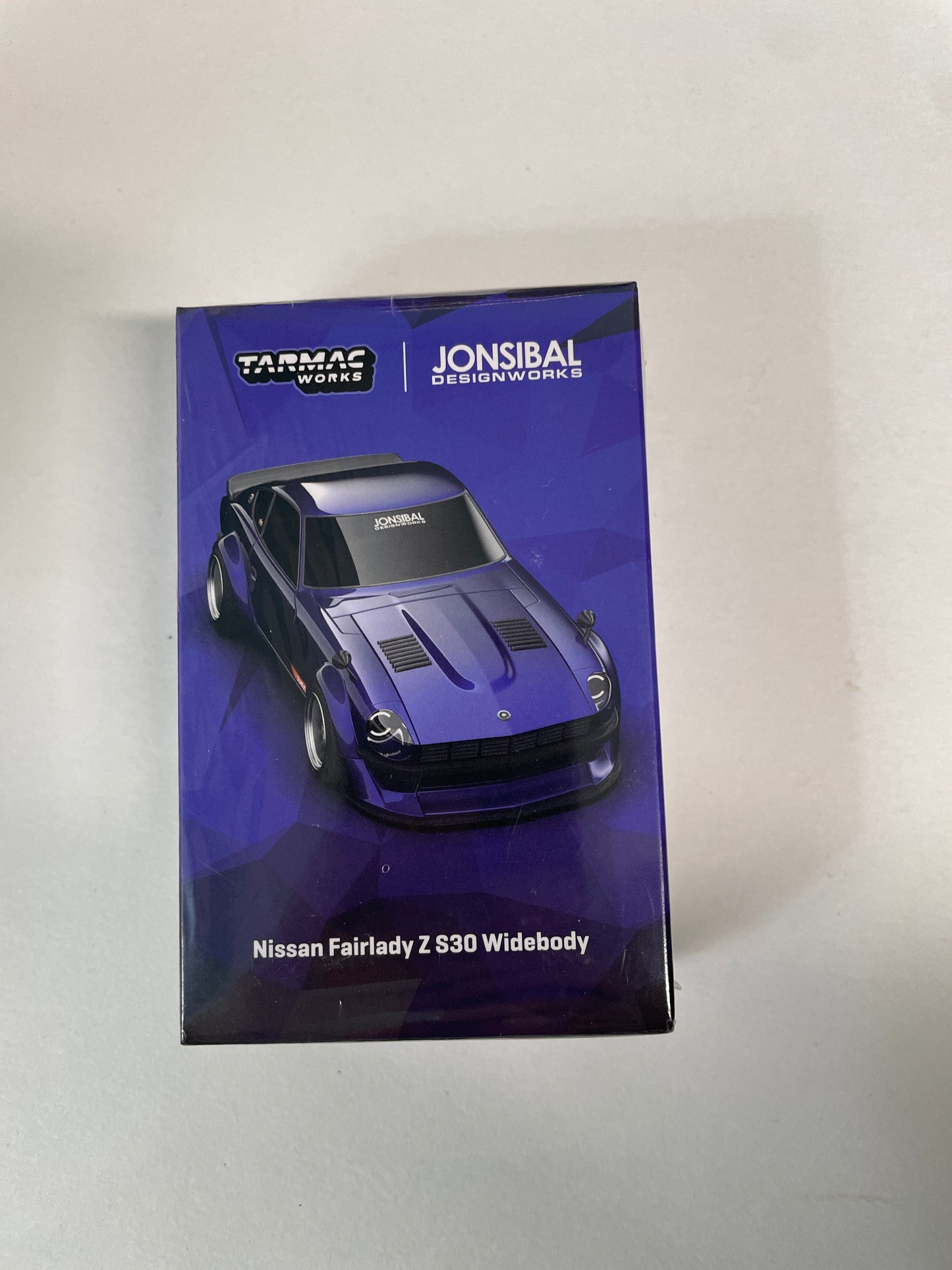 Tarmac Works 1/64 Nissan Fairlady Z S30 Widebody Blue - Designed by Jon Sibal GLOBAL64 - T64G-062-BL