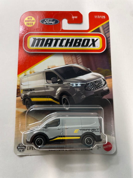 Matchbox 1/64 2023 Ford E-Transit Custom Grey