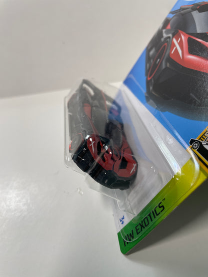 Hot Wheels 1/64 Bugatti Bolide Black & Red