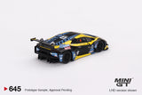 Mini GT 1/64 Lamborghini Huracán GT3 EVO #4 2022 Macau GP Macau GT Cup Phantom Pro Racing Black & Yellow